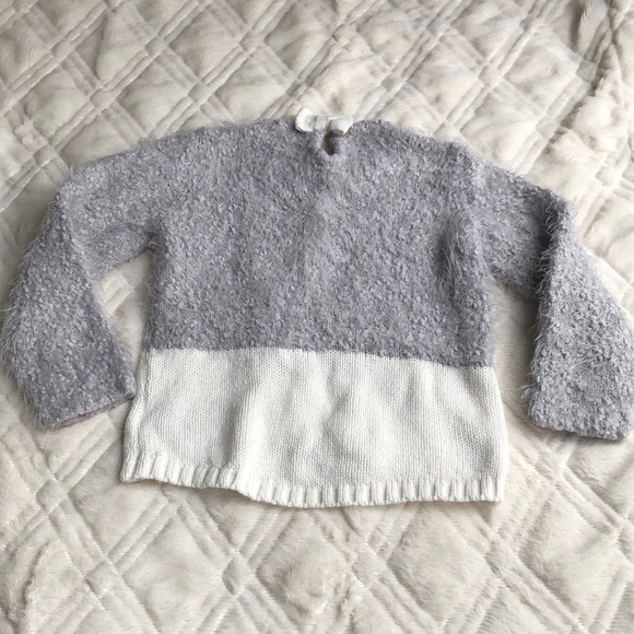 2t swan tj maxx sweater gray white top toddler - Picture 5 of 5